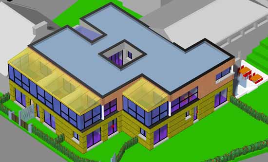 Immeuble d'appartements, St Pabu