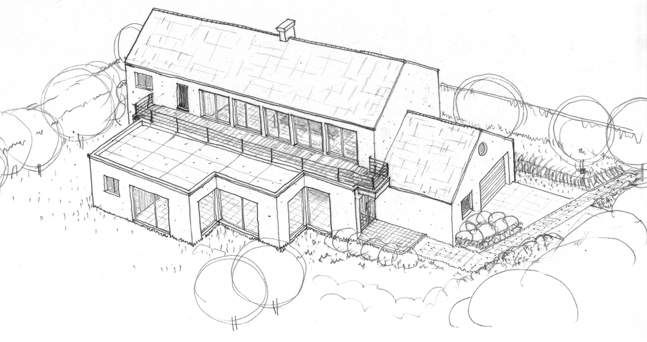 construction d'une maison d'habitation, Landunvez